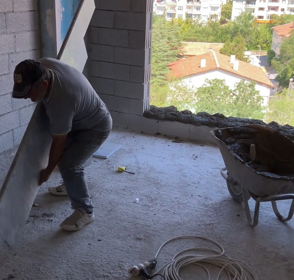 Niğde mermer balkon küpeşte yapımı